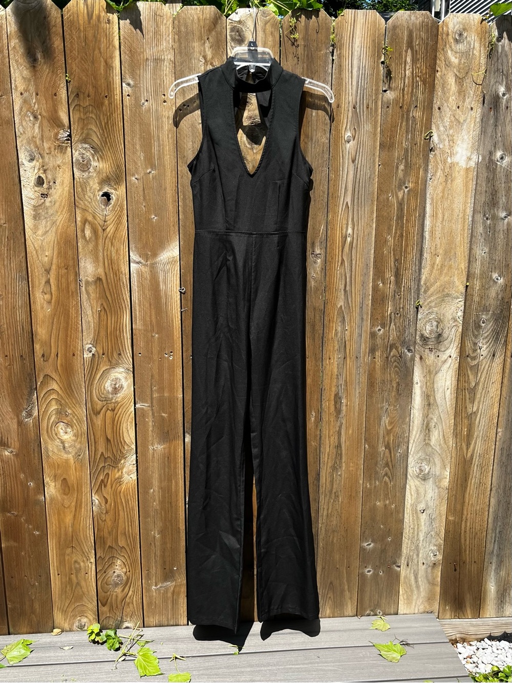 Tobi Sleeveless Black V-Neck Jumpsuit Accepting Offers!